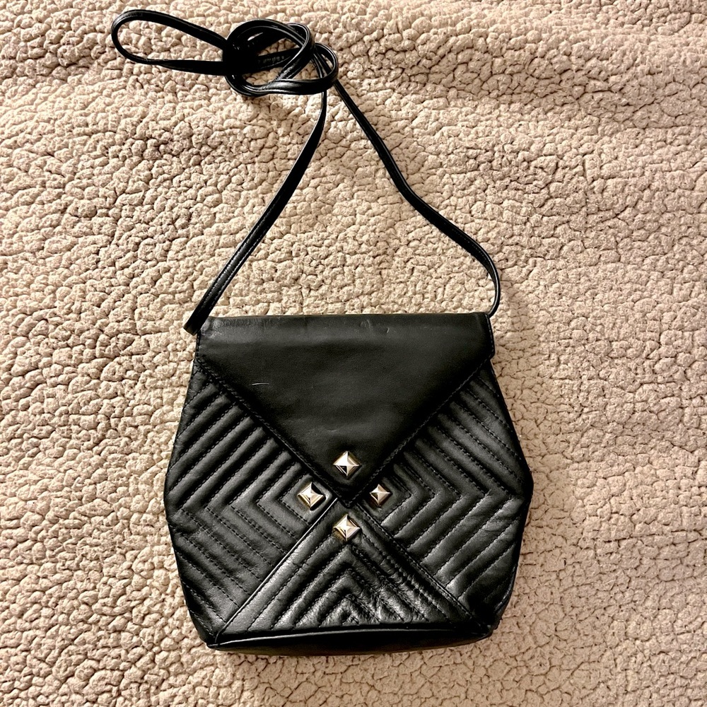 Vintage Leather Milan Paris Crossbody
